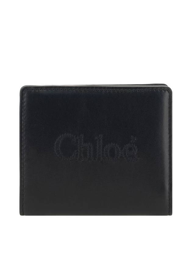 Sense Soft Leather Half Wallet Black - CHLOE - BALAAN 2