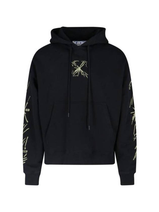 Splash Embo Arrow Hoodie Black - OFF WHITE - BALAAN 1