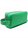 Intrecciato Travel Pouch Bag Parakeet - BOTTEGA VENETA - BALAAN 4