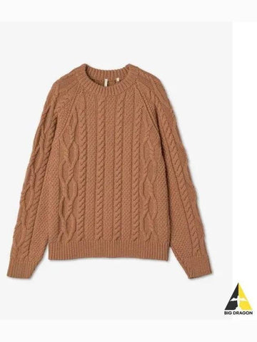 Cable knit light brown 3023150 - SUNFLOWER - BALAAN 1