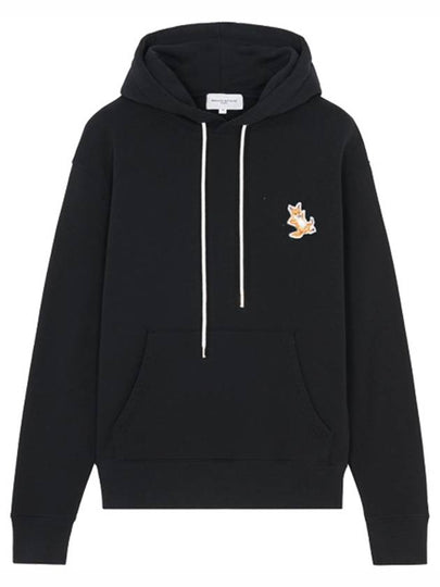 Chillax Fox Patch Classic Hoodie Black - MAISON KITSUNE - BALAAN 2