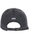 Mugung Embroidered Pigment Ball Cap Charcoal - ULKIN - BALAAN 5