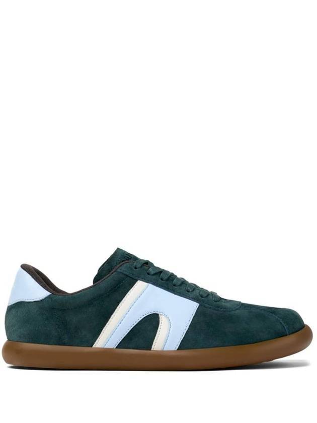 Pelotas Soller Nubuck Leather Low-Top Sneakers Green - CAMPER - BALAAN 1