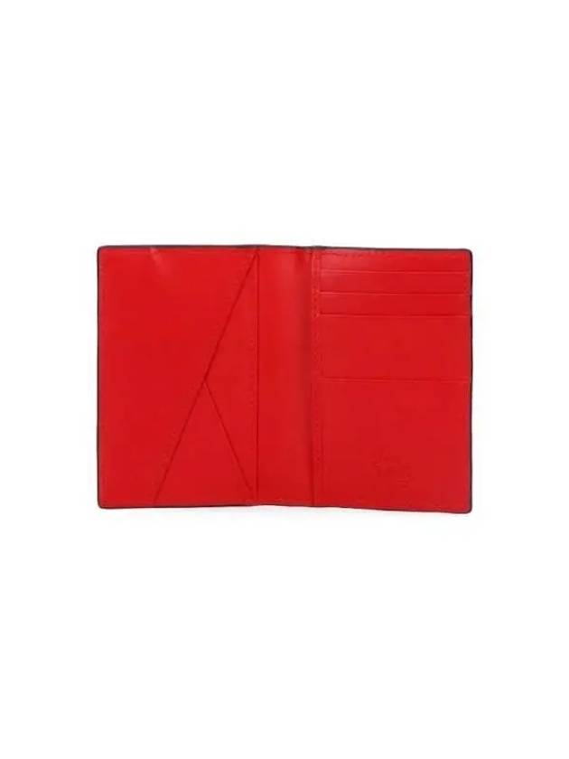 Sifnos Classic Card Wallet Black Red - CHRISTIAN LOUBOUTIN - BALAAN 3