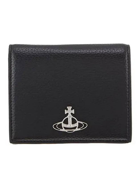 Men's ORB Logo Half Wallet Black - VIVIENNE WESTWOOD - BALAAN 2