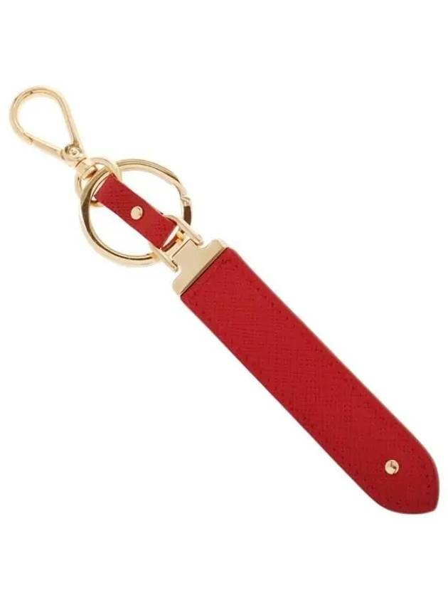 Saffiano Key Holder Red - PRADA - BALAAN 3