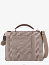 Peekaboo ISeeU Mini Leather Tote Bag Beige - FENDI - BALAAN 5