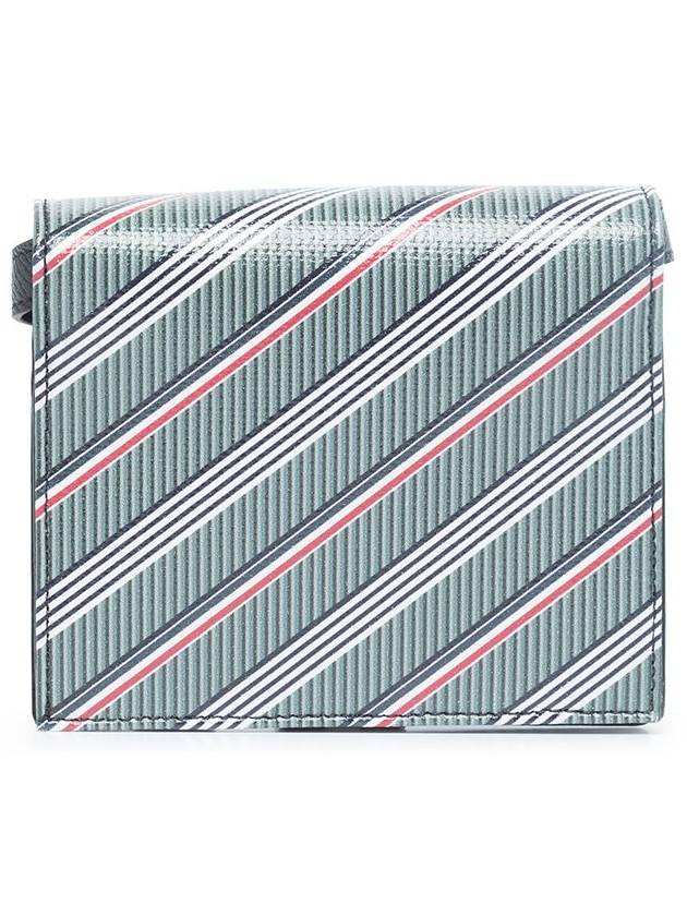 Monogram Coated RWB Stripe Shoulder Strap Mini Bag - THOM BROWNE - BALAAN 4