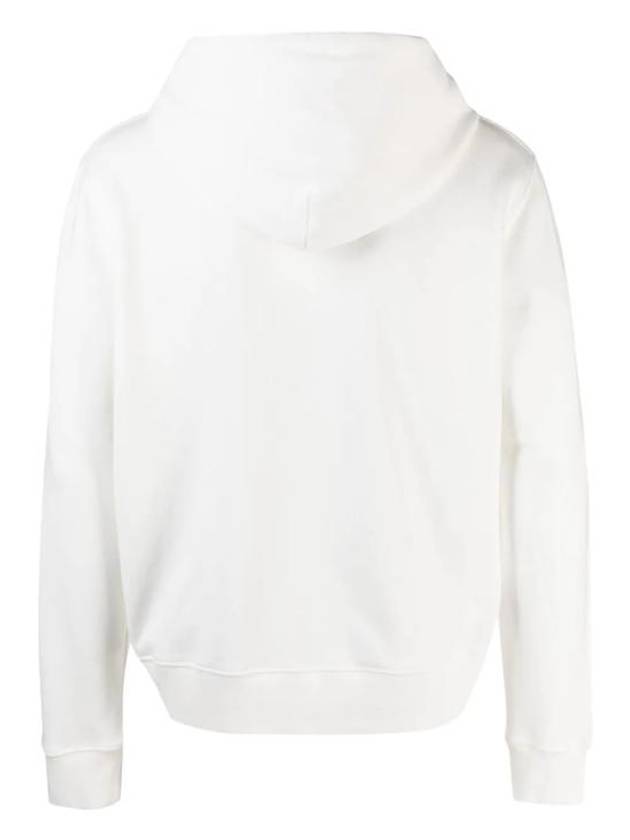 Iconic Logo Print Hoodie White - AUTRY - BALAAN 3