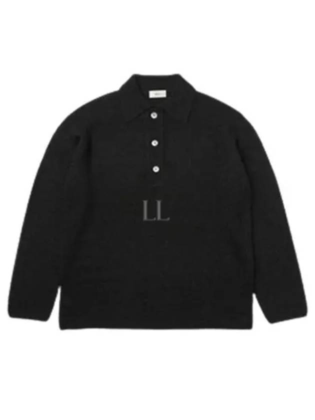 ANDERSEN KNIT POLO SHIRT BLACK - ANDERSEN-ANDERSEN - BALAAN 1