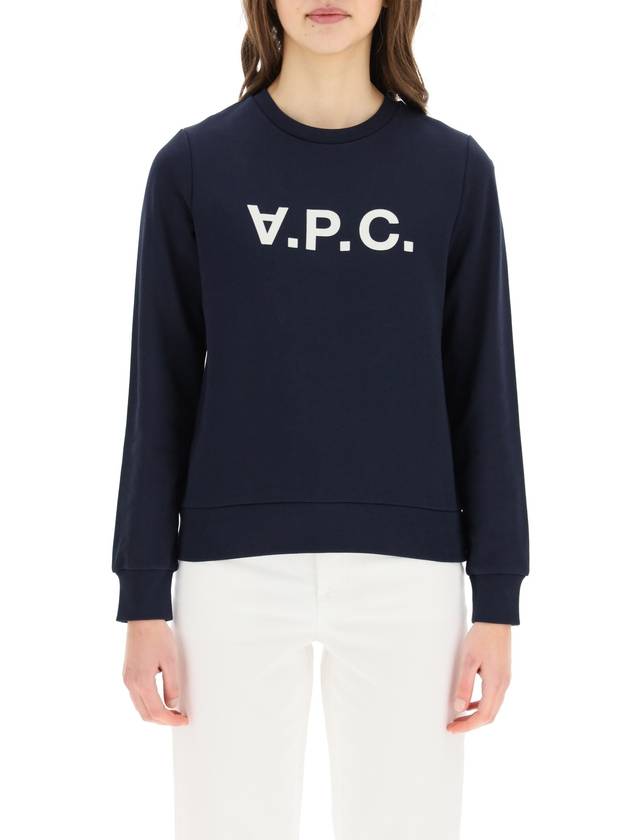 VPC Logo Sweatshirt Navy - A.P.C. - BALAAN 3