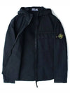 Wappen Old Effect Hooded Jacket Navy - STONE ISLAND - BALAAN 8