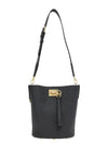 Gold Studio Bucket Bag Black - SALVATORE FERRAGAMO - BALAAN 5