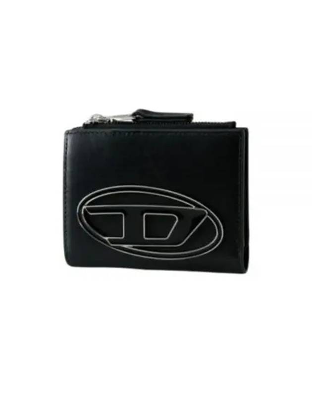 1DR Leather Half Wallet black - DIESEL - BALAAN 2