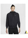 Sportswear Classic Woven Loose UV Protection Hooded Jacket Black - NIKE - BALAAN 2