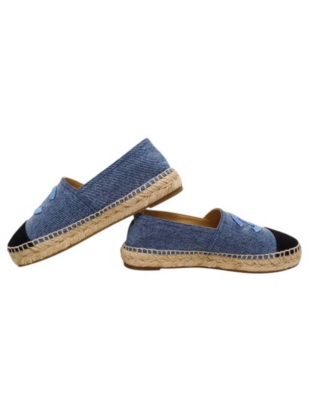 G29763 CC logo denim espadrille - CHANEL - BALAAN 4