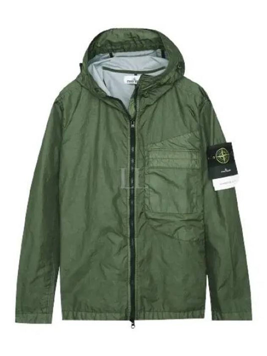 Waffen Patch Membrana Hooded Jacket Khaki - STONE ISLAND - BALAAN 2