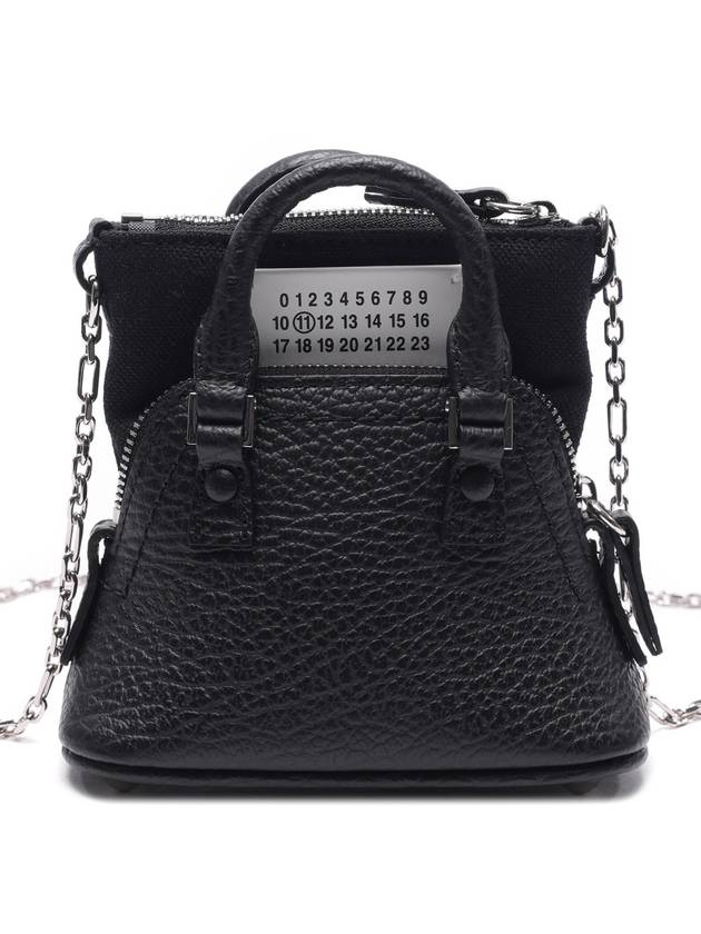 5AC Classic Baby Shoulder Bag Pale Black - MAISON MARGIELA - BALAAN 3