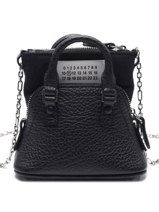 5AC Classic Baby Shoulder Bag Pale Black - MAISON MARGIELA - BALAAN 2