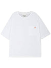 Logo Patch Short Sleeve T-Shirt White - ACNE STUDIOS - BALAAN 2