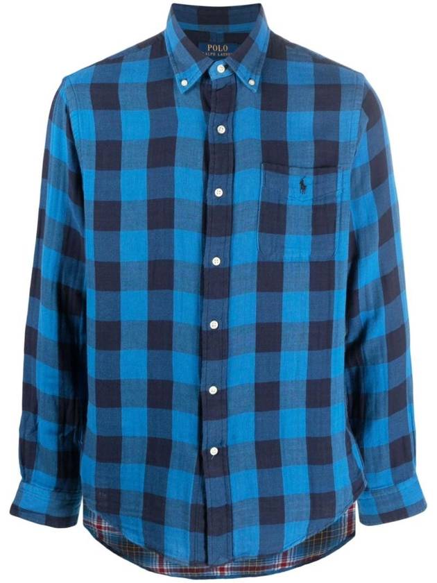 Polo Pony Plaid Check Shirt 710922250002 - POLO RALPH LAUREN - BALAAN 1