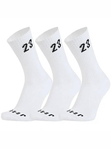 Jordan Essential Crew 3 Pack Socks White - NIKE - BALAAN 1