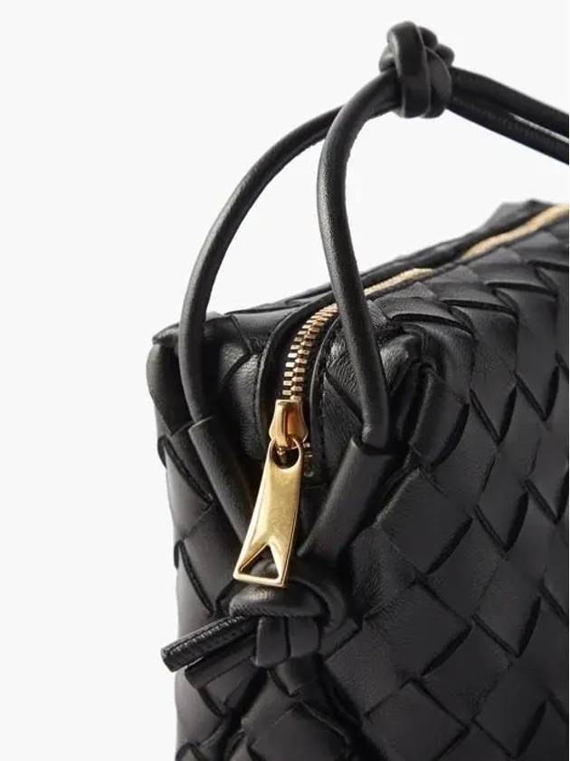 Bottega Veneta Loop Intrecciato Leather Noted Strap Crossbody Bag - BOTTEGA VENETA - BALAAN 5