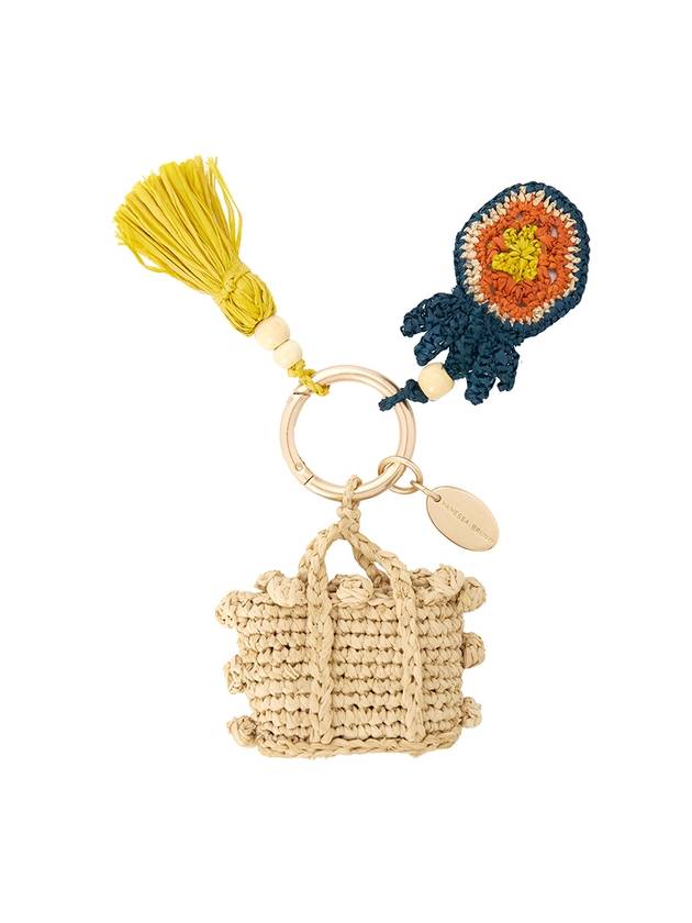 Pineapple Key Holder Beige - VANESSA BRUNO - BALAAN 1