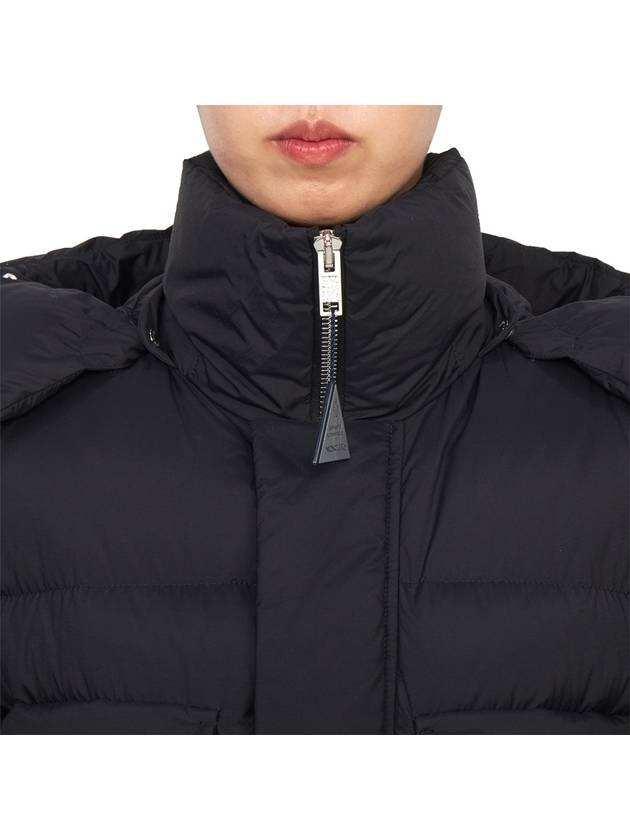 Kar Hooded Short Down Padding Black - MONCLER - BALAAN 7