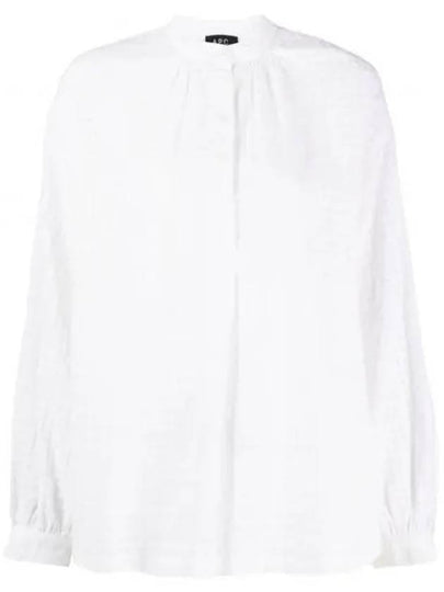 Flora Orphanwork Tartan Blouse White - A.P.C. - BALAAN 2