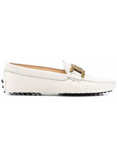 Women's Kate  Gommino Driving Shoes Off White - TOD'S - BALAAN 2