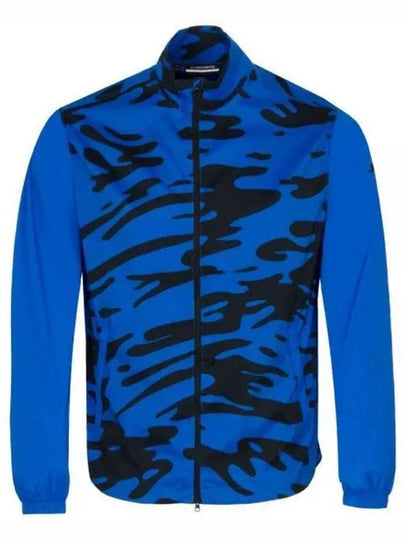 Lear Print Wind Jacket Neptune Nautical Blue - J.LINDEBERG - BALAAN 2