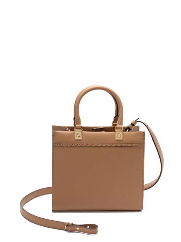 Logo Sunshine Small Tote Bag Cappuccino - FENDI - BALAAN 4