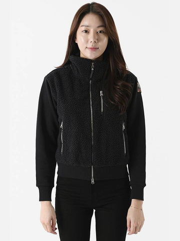 YANAGI Fleece Zip Jacket Black PW FLE PF32 710 - PARAJUMPERS - BALAAN 1