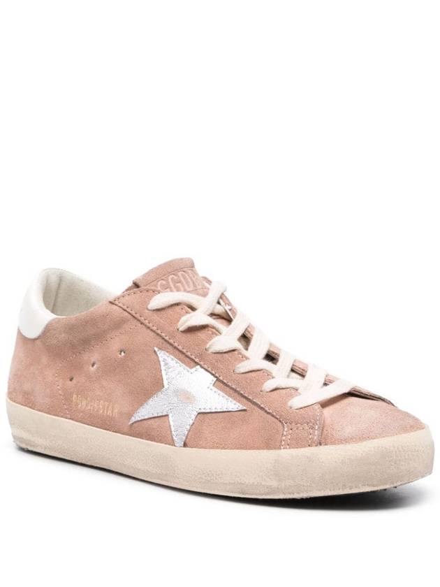 Superstar Suede Low Top Sneakers Pink - GOLDEN GOOSE - BALAAN 3