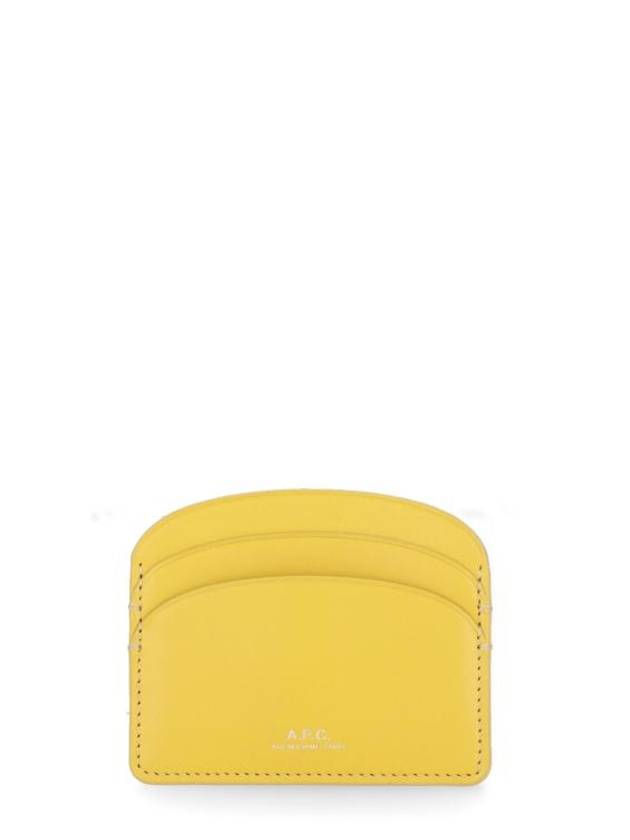 Demi Lune Card Wallet Yellow - A.P.C. - BALAAN 1