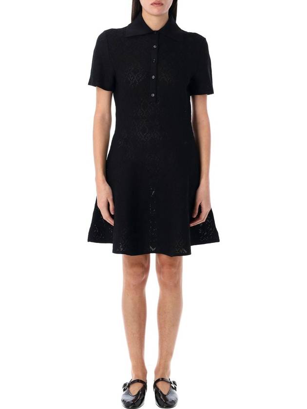 Givenchy Polo Dress In Monogram 72 Jacquard - GIVENCHY - BALAAN 1