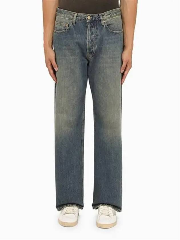 Journey Wide Leg Wash Jeans Blue - GOLDEN GOOSE - BALAAN 6