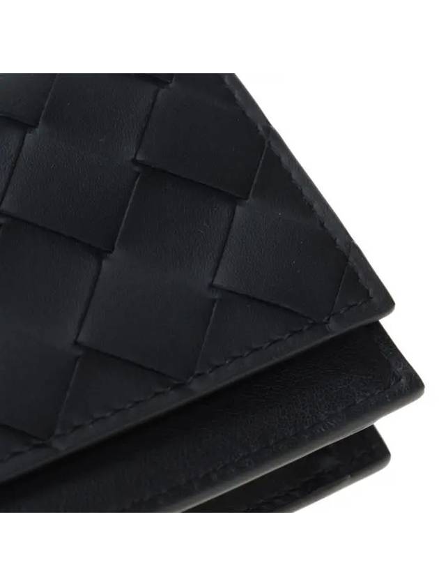 Intrecciato Folding Card Wallet Black - BOTTEGA VENETA - BALAAN 8