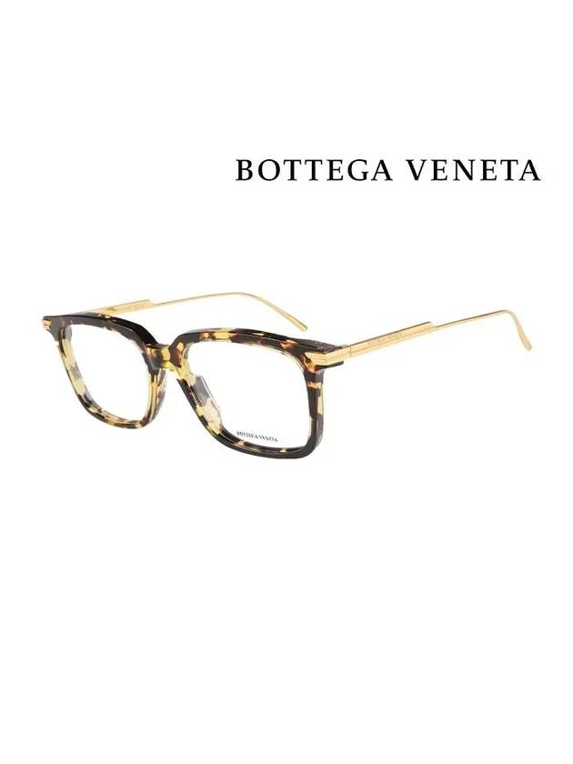 Glasses Frame BV1009O 003 Square Acetate Men Women Glasses - BOTTEGA VENETA - BALAAN.