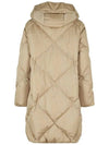 CALERNO hooded padded jacket beige 2354960833 018 - MAX MARA - BALAAN 3