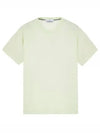 Micro Graphics One Print Short Sleeve T Shirt Light Green - STONE ISLAND - BALAAN 2