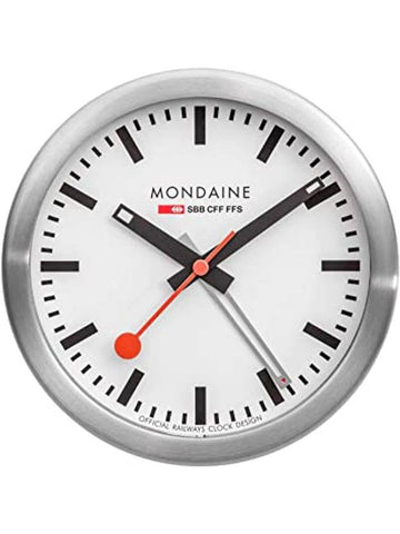 Mini Table Clock Silver - MONDAINE - BALAAN.