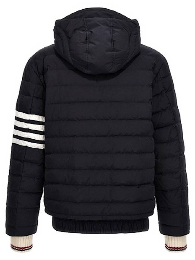 Poly Twill Down Filled 4-Bar Ski Padding Navy - THOM BROWNE - BALAAN 3