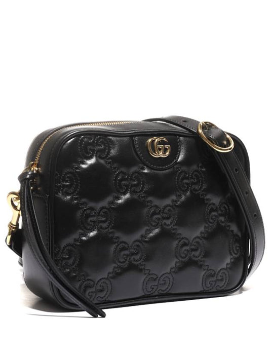 GG Matelasse Leather Cross Bag Black - GUCCI - BALAAN 2