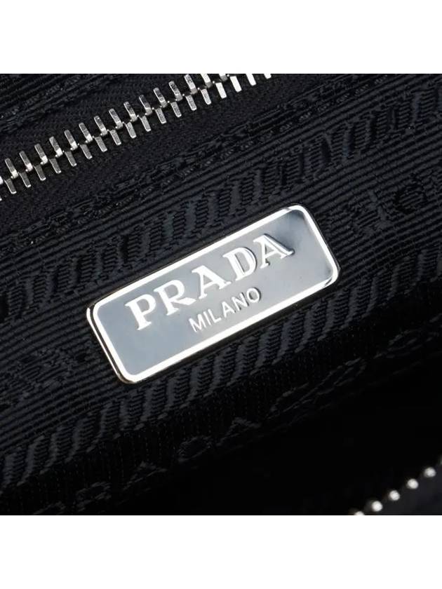 Nylon Quilted Tessuto Mini Shoulder Bag Black - PRADA - BALAAN 10