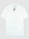 Eddie Cotton Polo Shirt White - BURBERRY - BALAAN 2