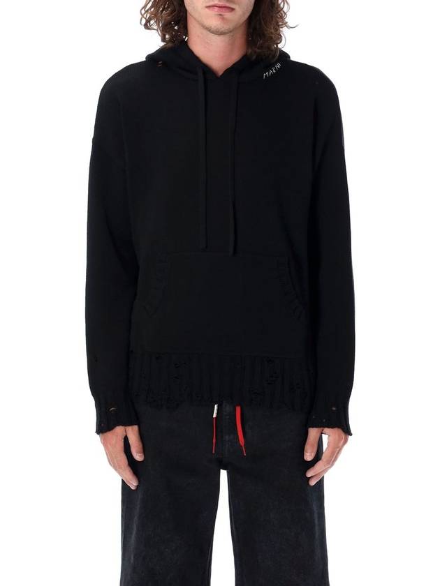 Marni Hooded Broken Knit - MARNI - BALAAN 1