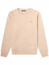 Men's Face Patch Sweatshirt Pink - ACNE STUDIOS - BALAAN 1