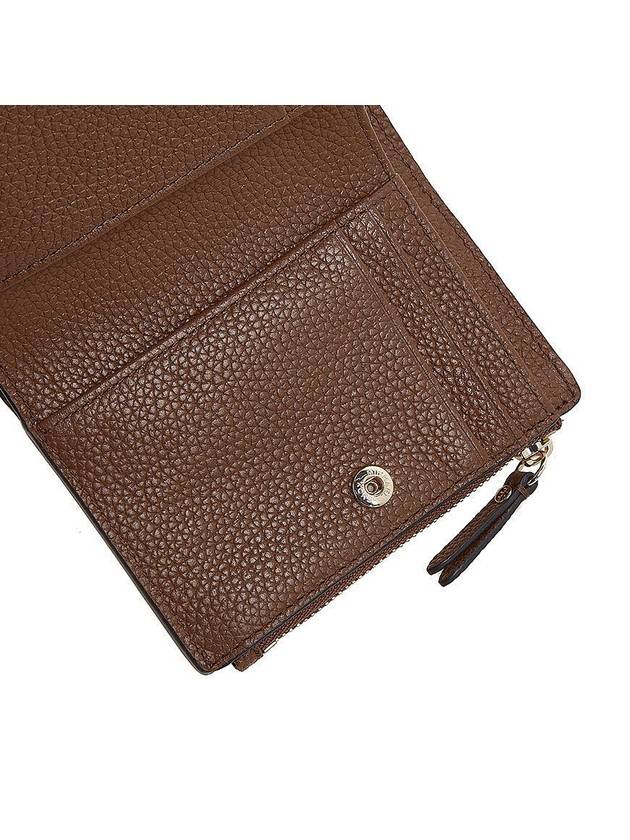 Logo Jet Set Half Wallet Brown - MICHAEL KORS - BALAAN 11